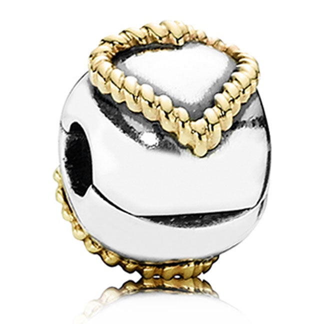 Pandora Braided Heart Clip