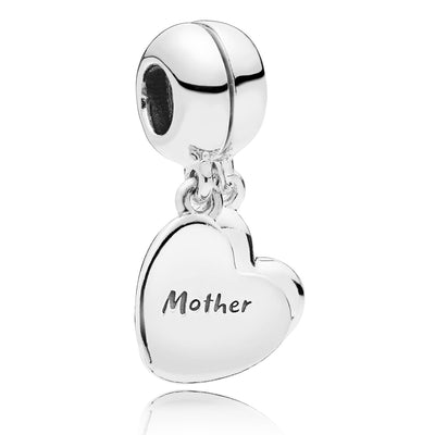 Pandora Mother & Son Heart Split Dangle Charm