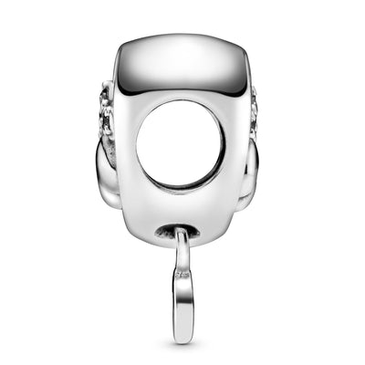 Pandora Sparkling Paw Print & Heart Charm