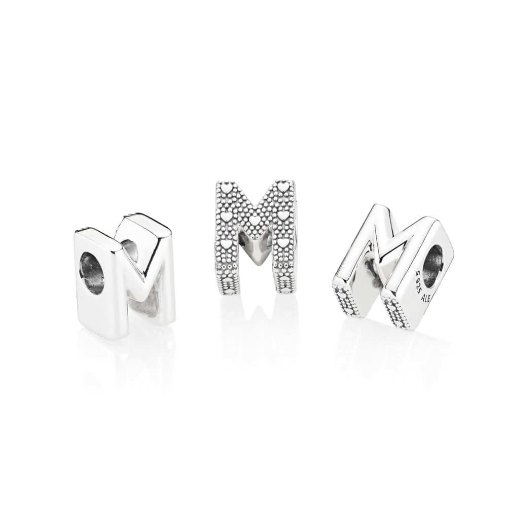 Pandora Letter M Charm