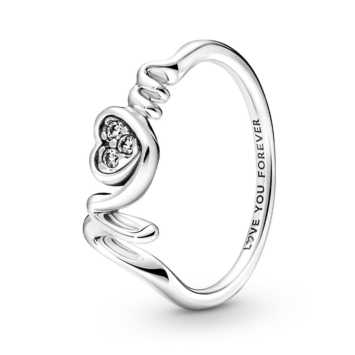 Pandora Mom Pavé Heart Ring