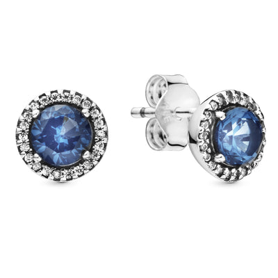 Pandora Round Sparkle Halo Earrings