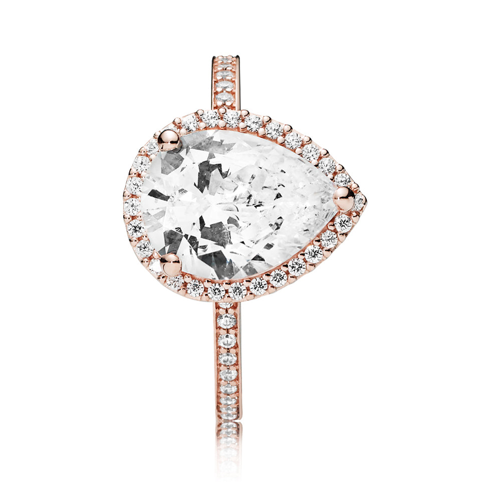Pandora Sparkling Teardrop Ring