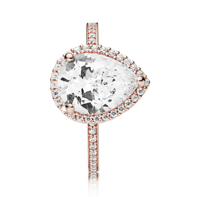 Pandora Sparkling Teardrop Ring