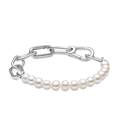 Pandora ME - Freshwater Cultured Pear Link Chain Bracelet