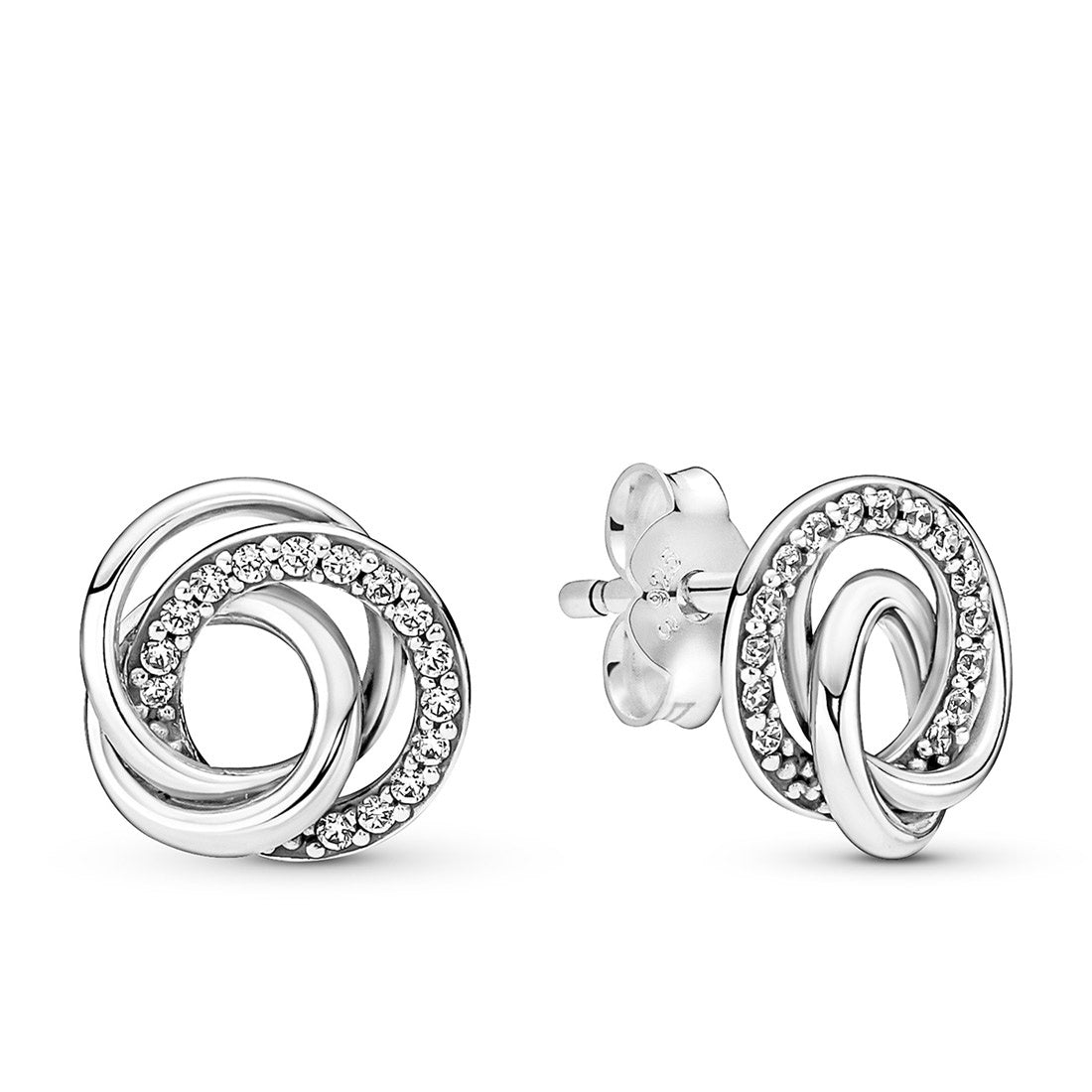 Pandora Family Always Encircled Stud Earrings