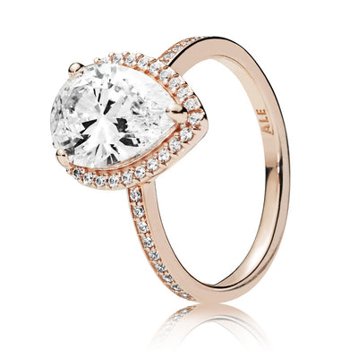 Pandora Sparkling Teardrop Ring
