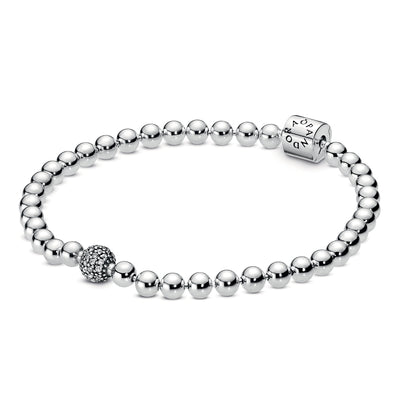Pandora Beads & Pavé Bracelet