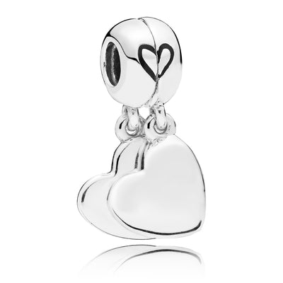 Pandora Mother & Son Heart Split Dangle Charm