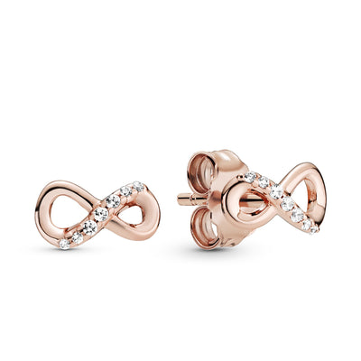 Pandora Sparkling Infinity Stud Earrings