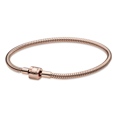 Pandora Moments Barrel Clasp Snake Chain Bracelet