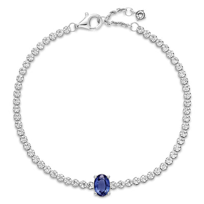 Pandora Sparkling Blue Pavé Tennis Bracelet