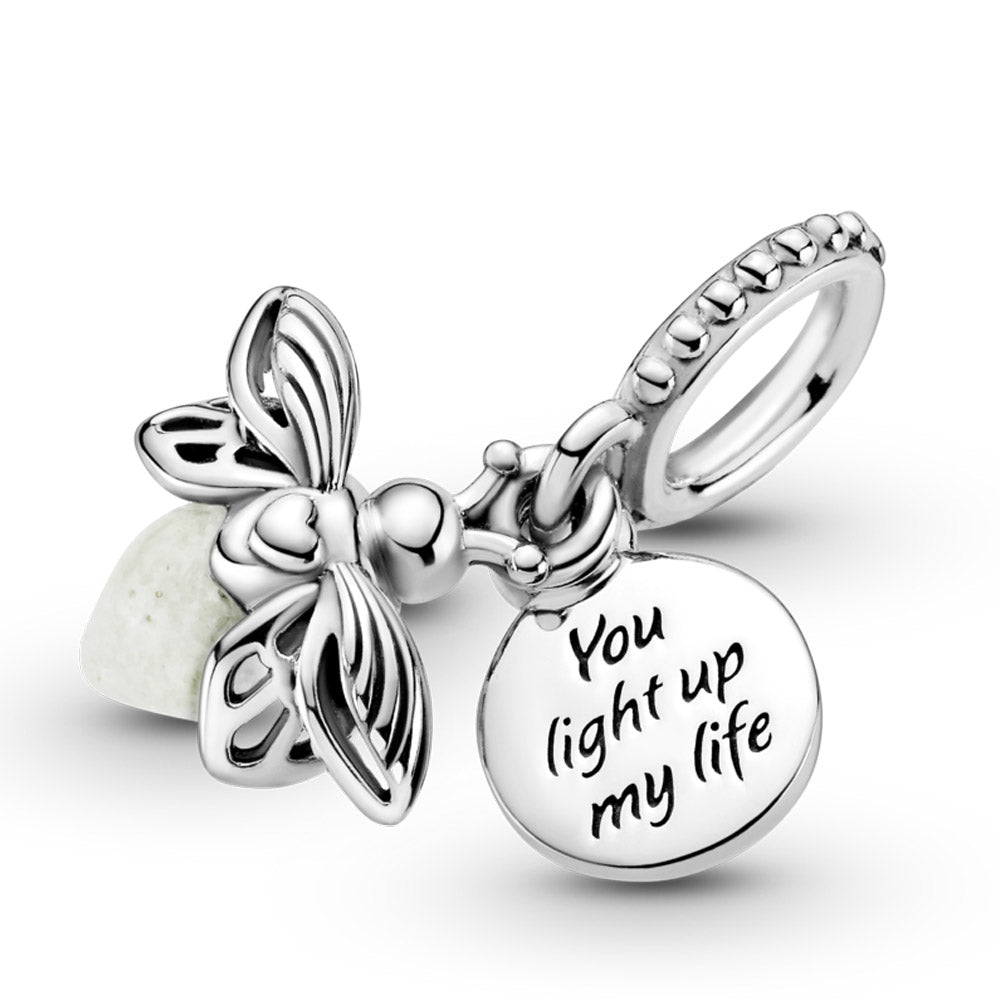 Pandora Glow-in-the-dark Firefly (Lightning Bug) Dangle Charm