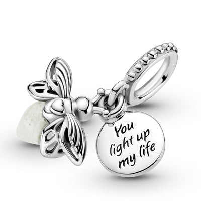 Pandora Glow-in-the-dark Firefly (Lightning Bug) Dangle Charm