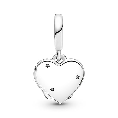 Pandora Cats & Hearts Dangle Charm
