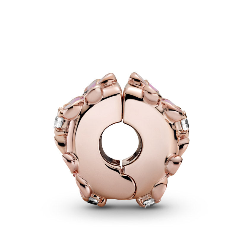 Pandora Pink Daisy Spacer Clip Charm