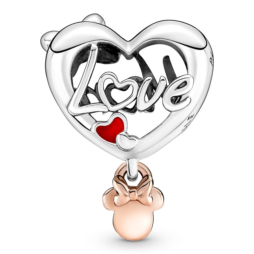 Pandora Disney Minnie Mouse Mom Heart Charm