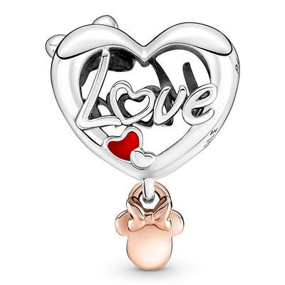 Pandora Disney Minnie Mouse Mom Heart Charm