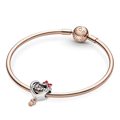 Pandora Disney Minnie Mouse Mom Heart Charm