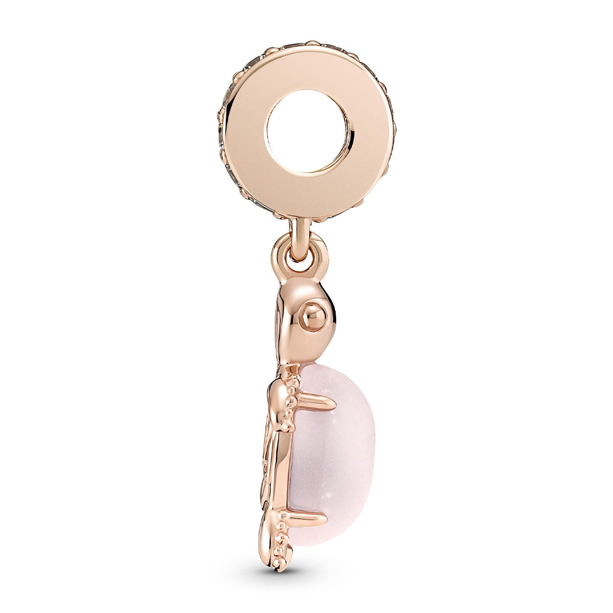 Pandora Pink Sea Turtle Murano Glass Dangle Charm