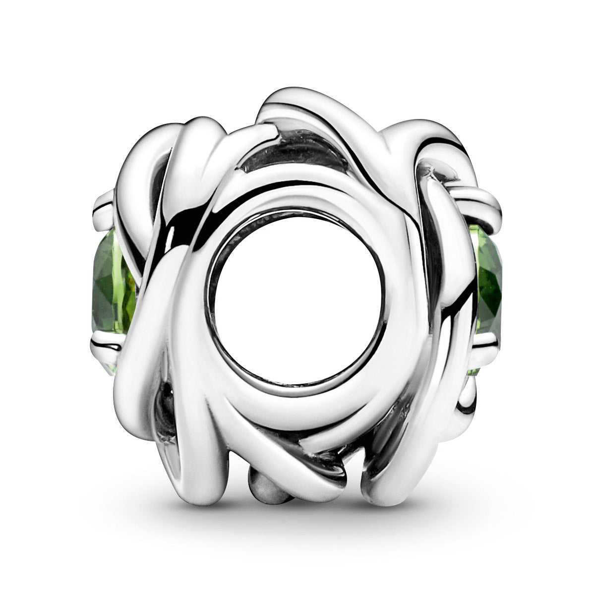 Pandora August - Spring Green Eternity Circle Charm