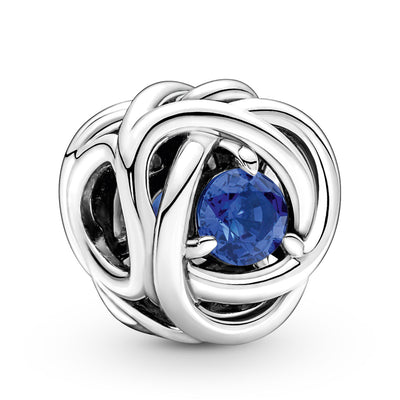 Pandora September - Blue Eternity Circle Charm