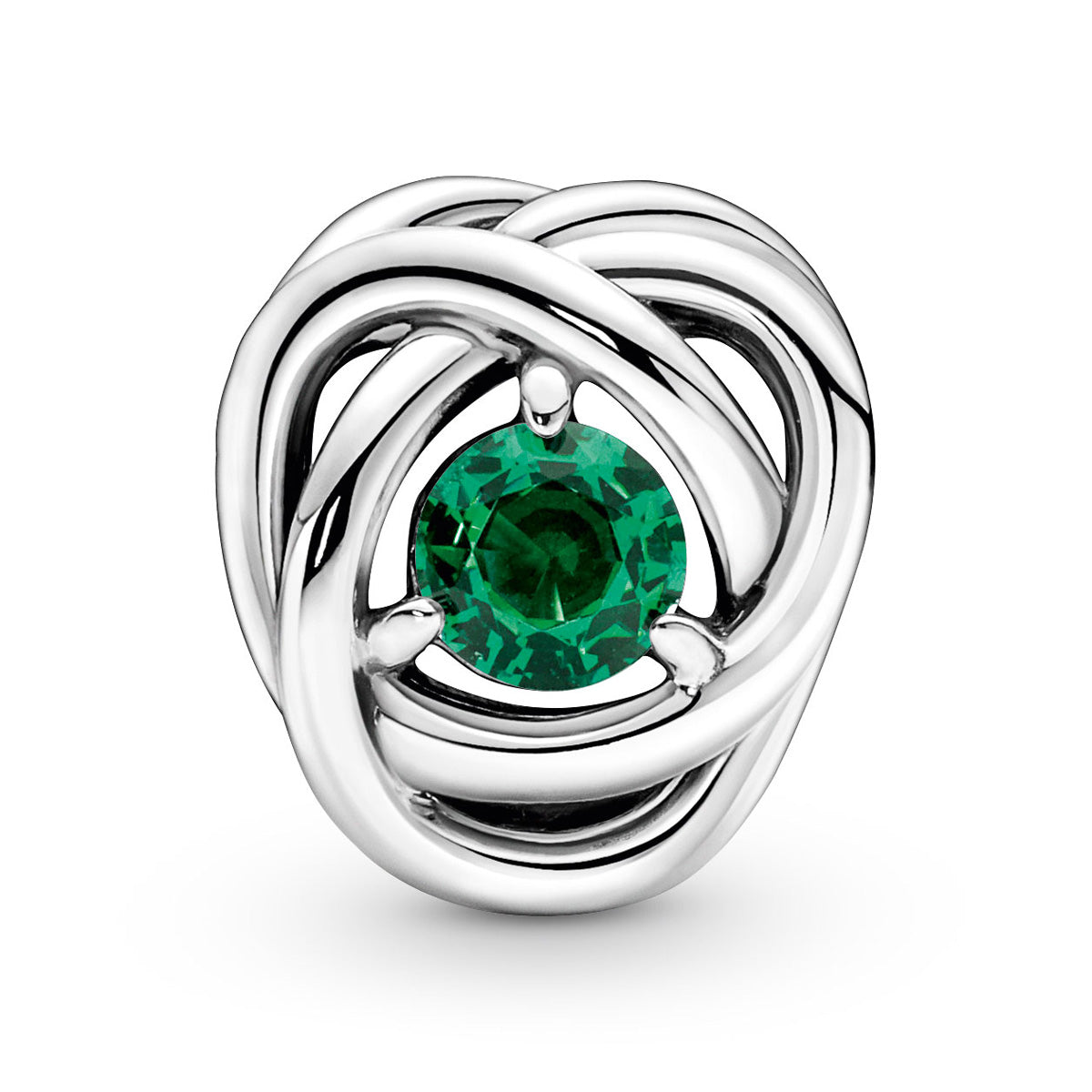 Pandora May - Green Eternity Circle Charm