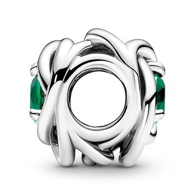 Pandora May - Green Eternity Circle Charm