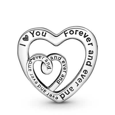 Pandora Entwined Infinite Hearts Charm