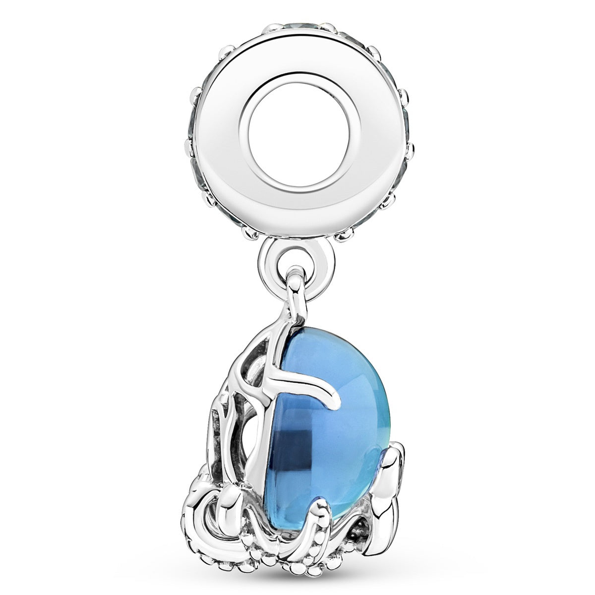 Pandora Cute Octopus Murano Dangle Charm