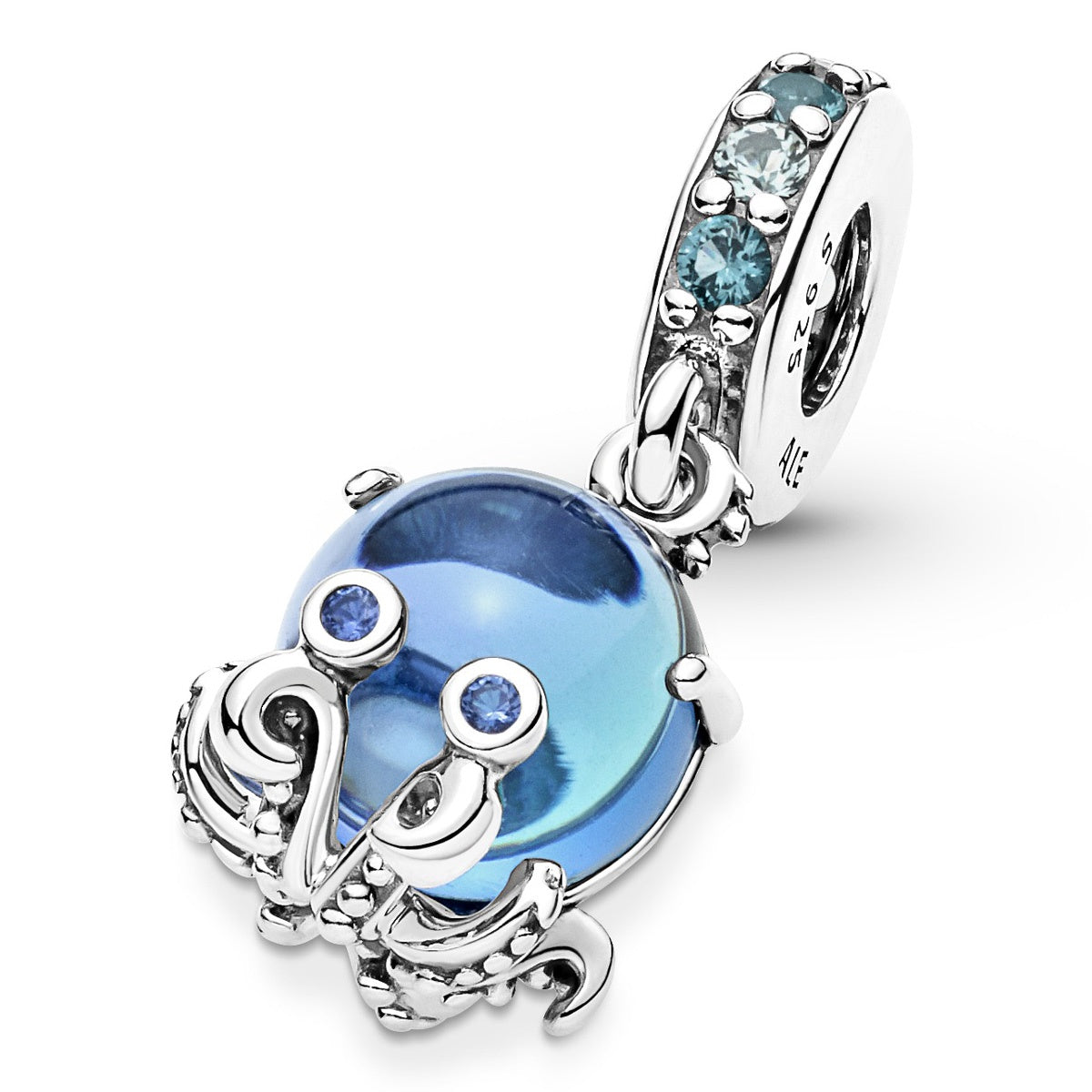 Pandora Cute Octopus Murano Dangle Charm