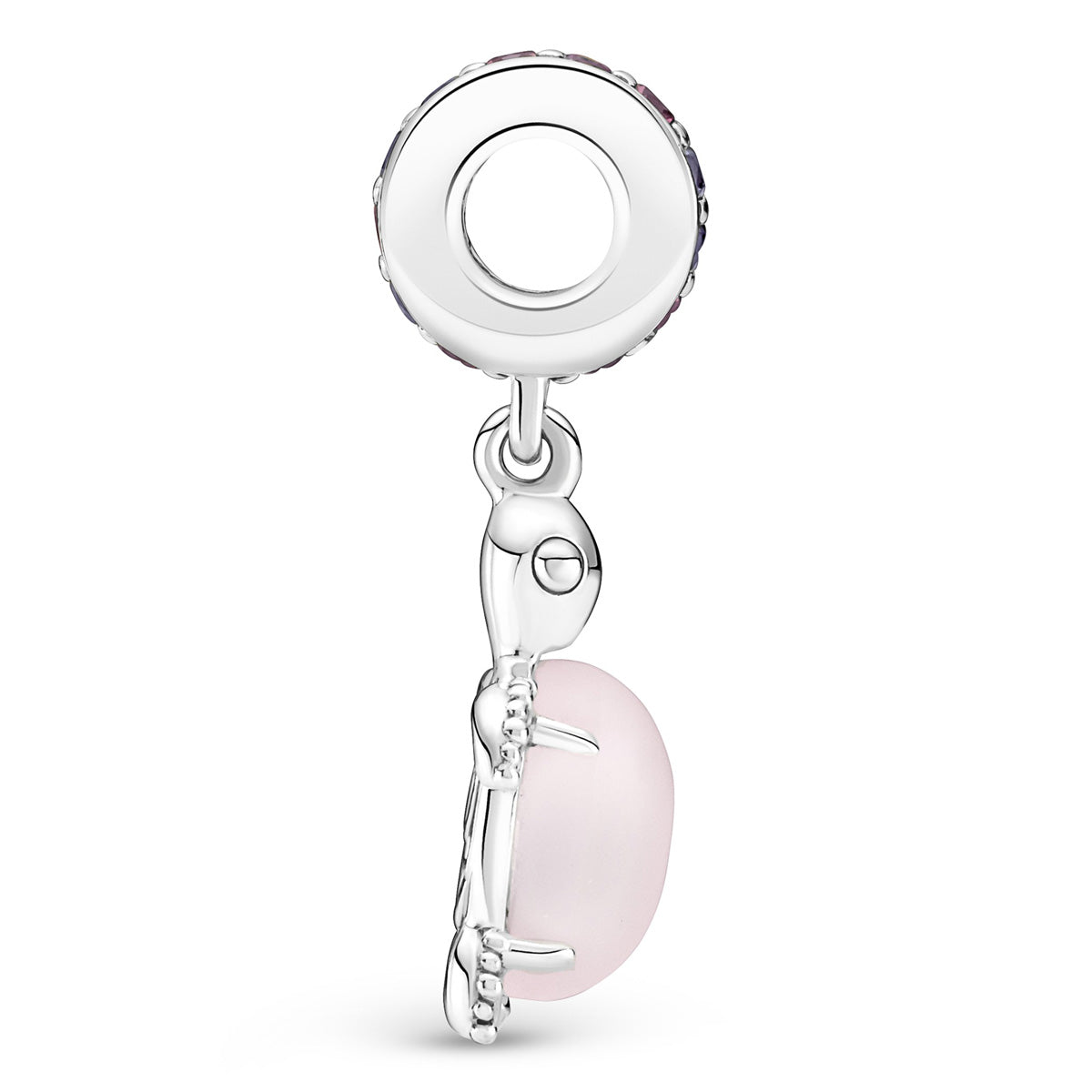 Pandora Pink Sea Turtle Murano Glass Dangle Charm