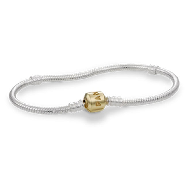 Pandora Moments Two Tone 14K Gold Clasp Bracelet - Final Sale