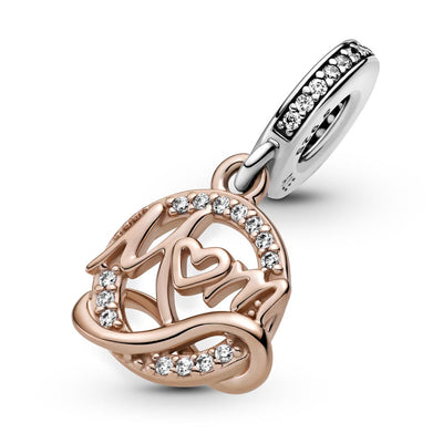 Pandora Mom CZ Dangle Charm