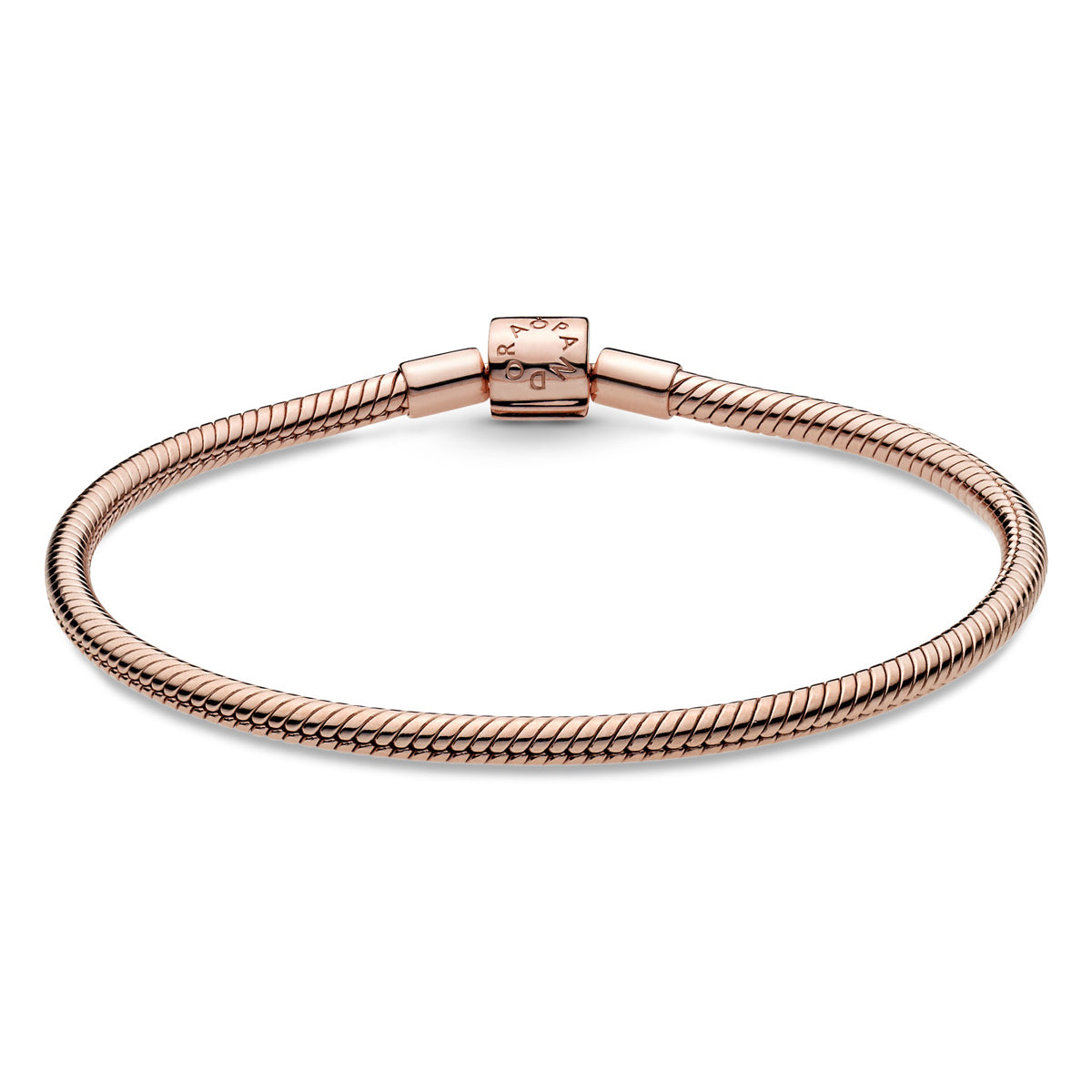 Pandora Moments Barrel Clasp Snake Chain Bracelet