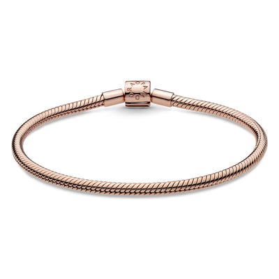 Pandora Moments Barrel Clasp Snake Chain Bracelet