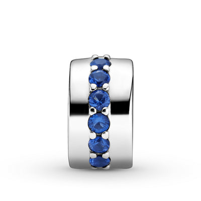 Pandora Blue Sparkle Clip Charm
