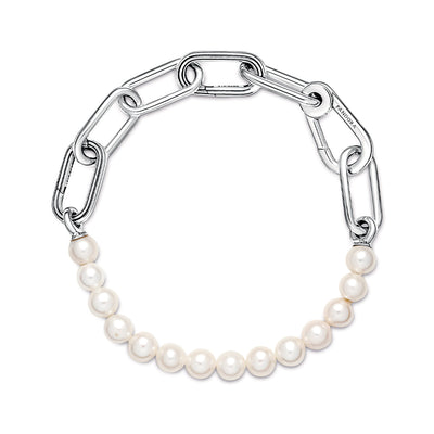 Pandora ME - Freshwater Cultured Pear Link Chain Bracelet