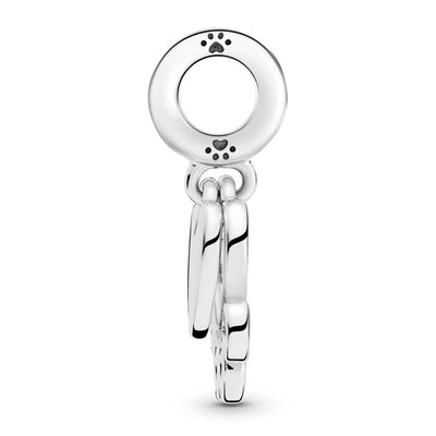 Pandora Hearts & Paw Print Dangle Charm