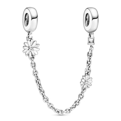 Pandora Daisy Flower Safety Chain Charm