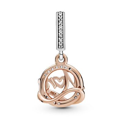 Pandora Mom CZ Dangle Charm
