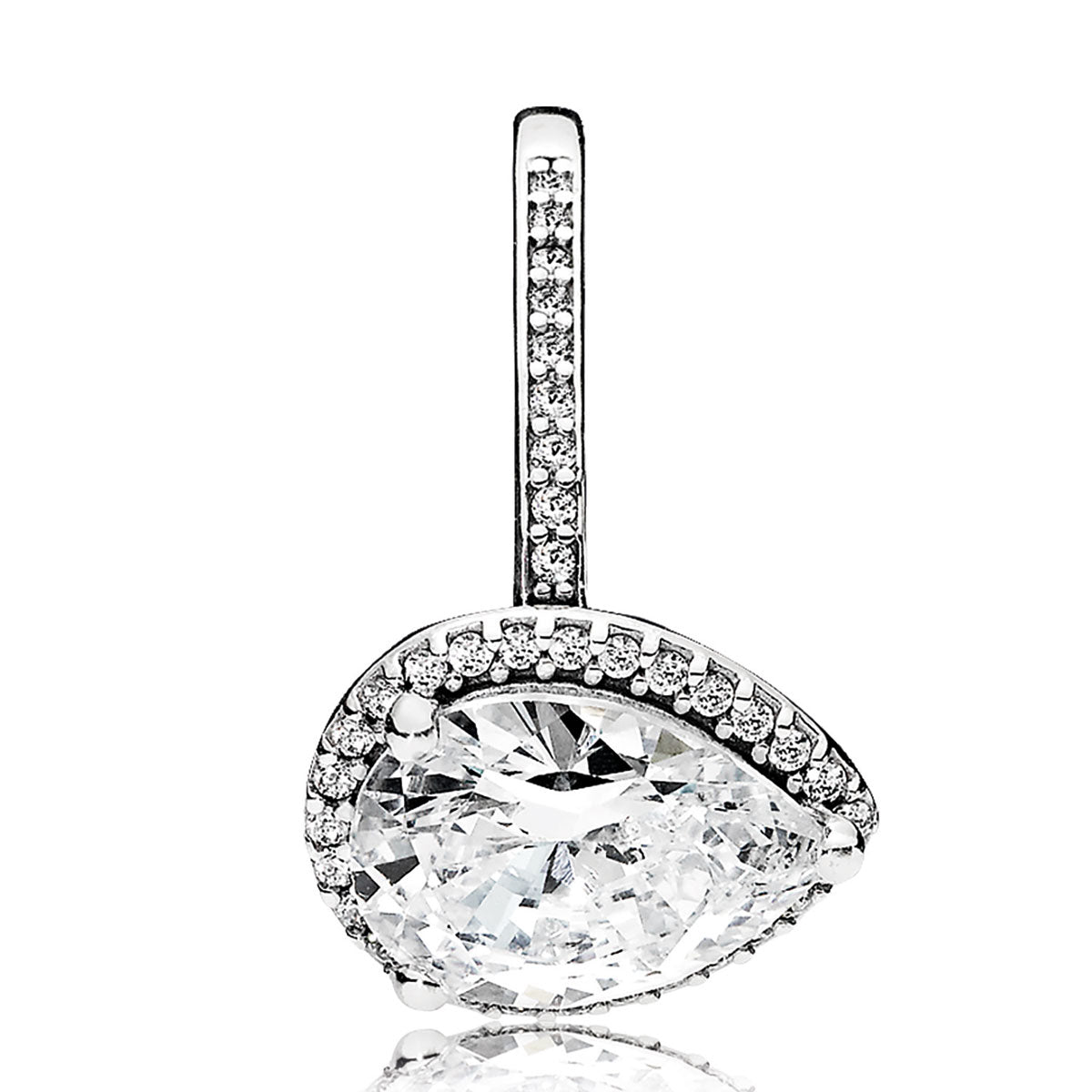 Pandora Sparkling Teardrop Ring