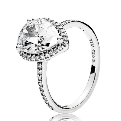 Pandora Sparkling Teardrop Ring