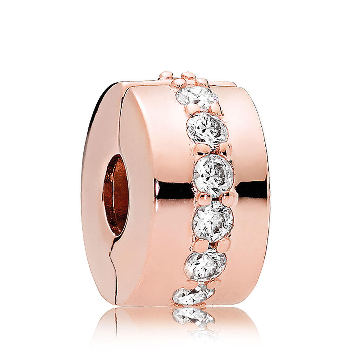 Pandora Clear CZ Shining Path Clip