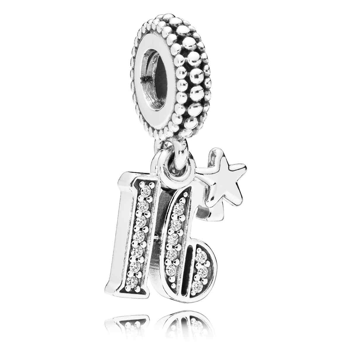 Pandora 16 Years of Love Dangle Charm