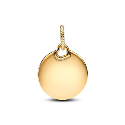 Pandora Engravable Round Tag Dangle Charm