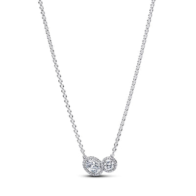 Pandora Embracing Halo Necklace