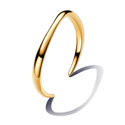 Pandora Organically Shaped Open Bangle