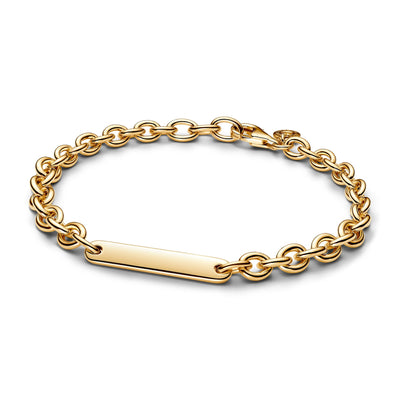 Engravable Bar Link Bracelet