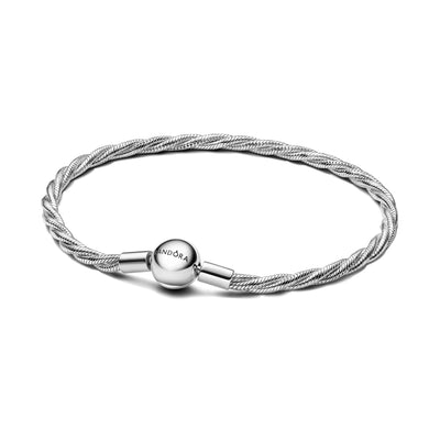 Pandora Round Pandora Clasp Twisted Snake Chain